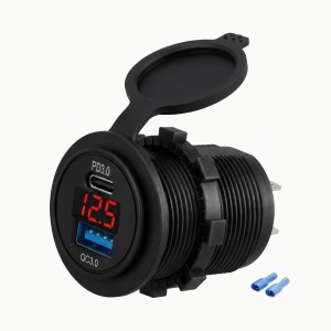 Sparky gniazdo samochodowe USB PD QC 3.0 WOLTOMIERZ.jpg