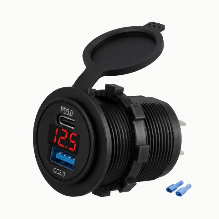 Sparky gniazdo samochodowe USB PD QC 3.0 WOLTOMIERZ.jpg