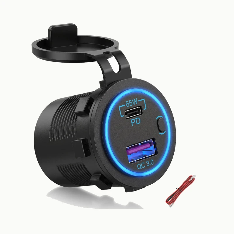 Sparky gniazdo samochodowe USB QC 3.0 PD.jpg