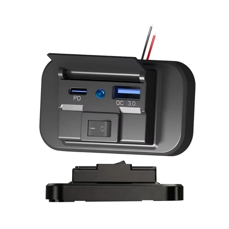 Ładowarka montażowa Sparky 54W USB PD QC 3.0.jpg