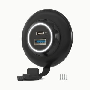 Sparky gniazdo USB PD 3.0 QC 3.0 LED Biały.jpg