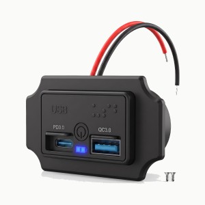 Sparky gniazdo montażowe USB PD 3.0 QC 3.0 LED.jpg