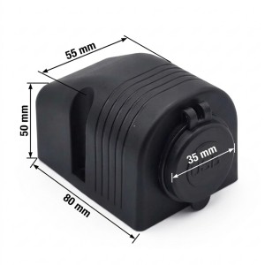 Wymiary gniazdo zapalniczki ładowarka USB-C PD 3.0 TENT Sparky.jpg