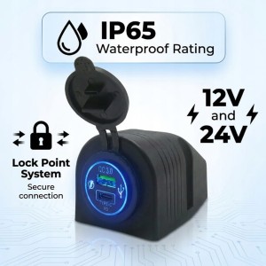 Sparky gniazdo zapalniczki ładowarka Quick charge.jpg