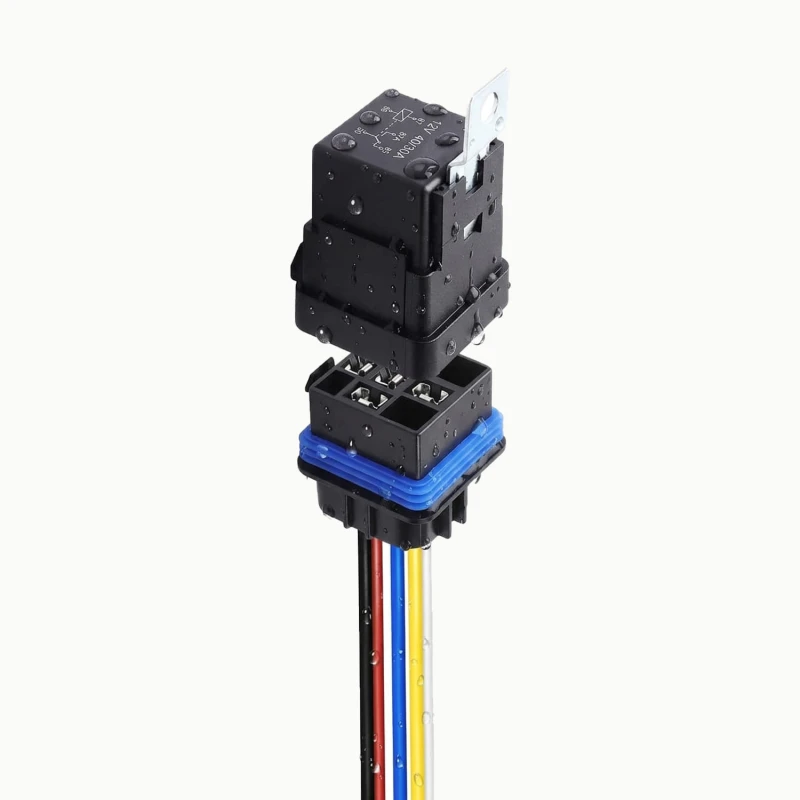 Sparky Przekaźnik samochodowy WODOSZCZELNY IP 12V 40/30A + gniazdo obudowa.jpg
